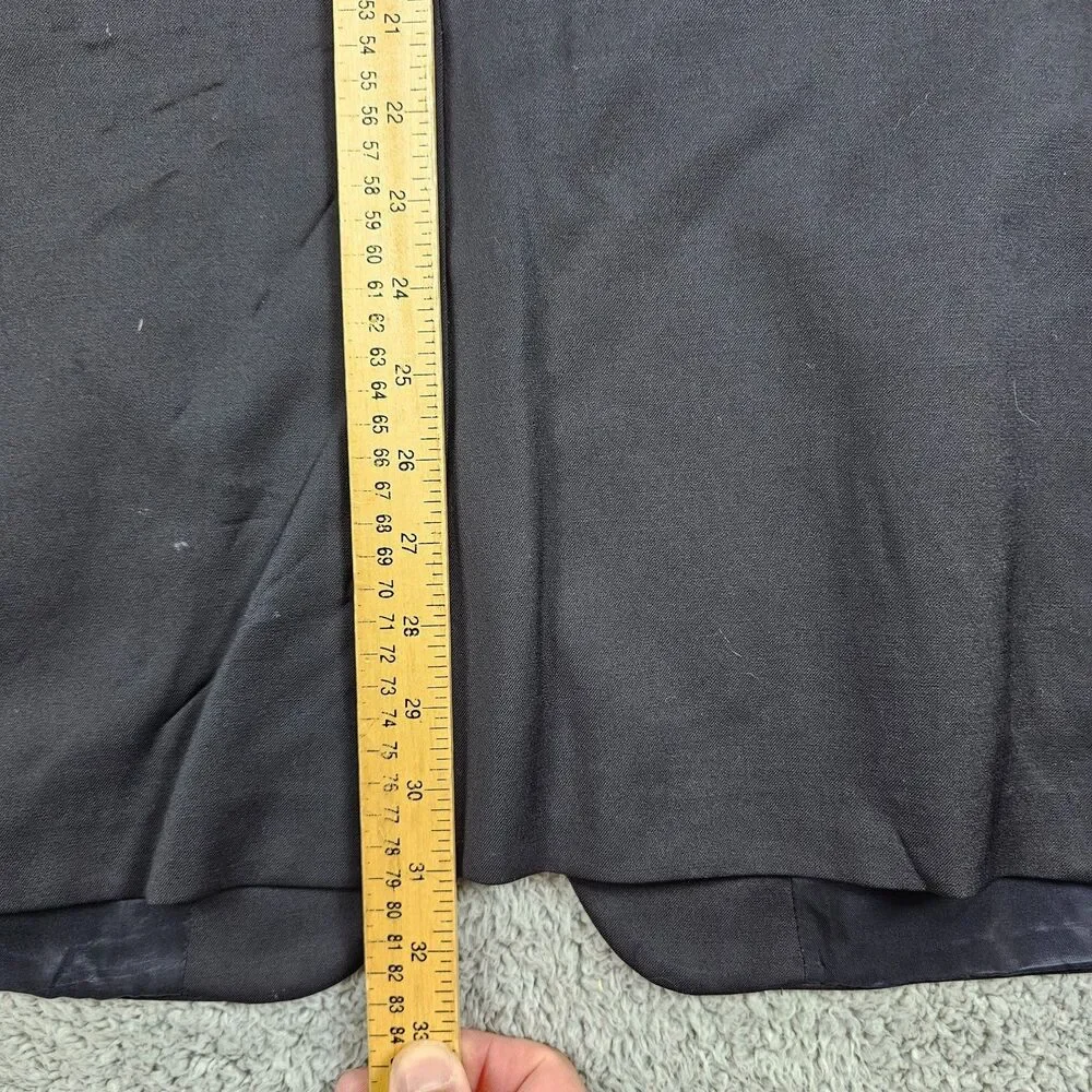 Brooks Brothers Blazer Sport Mens 41R Black Super 110s Wool 2 Button Coat